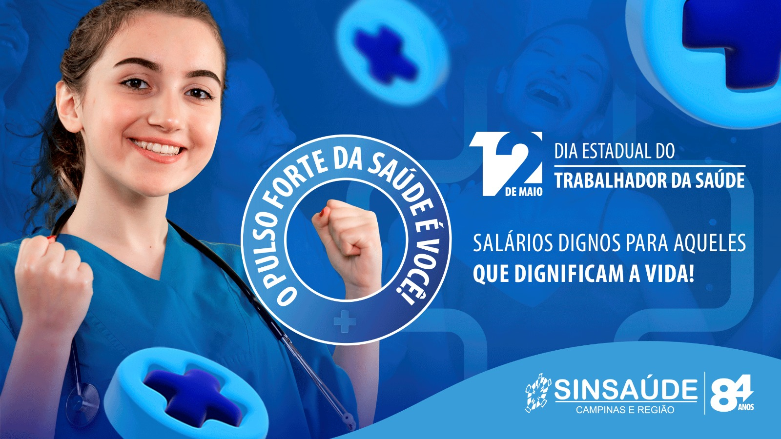 Sinsaúde Campinas homenageia profissionais da saúde em toda a base
